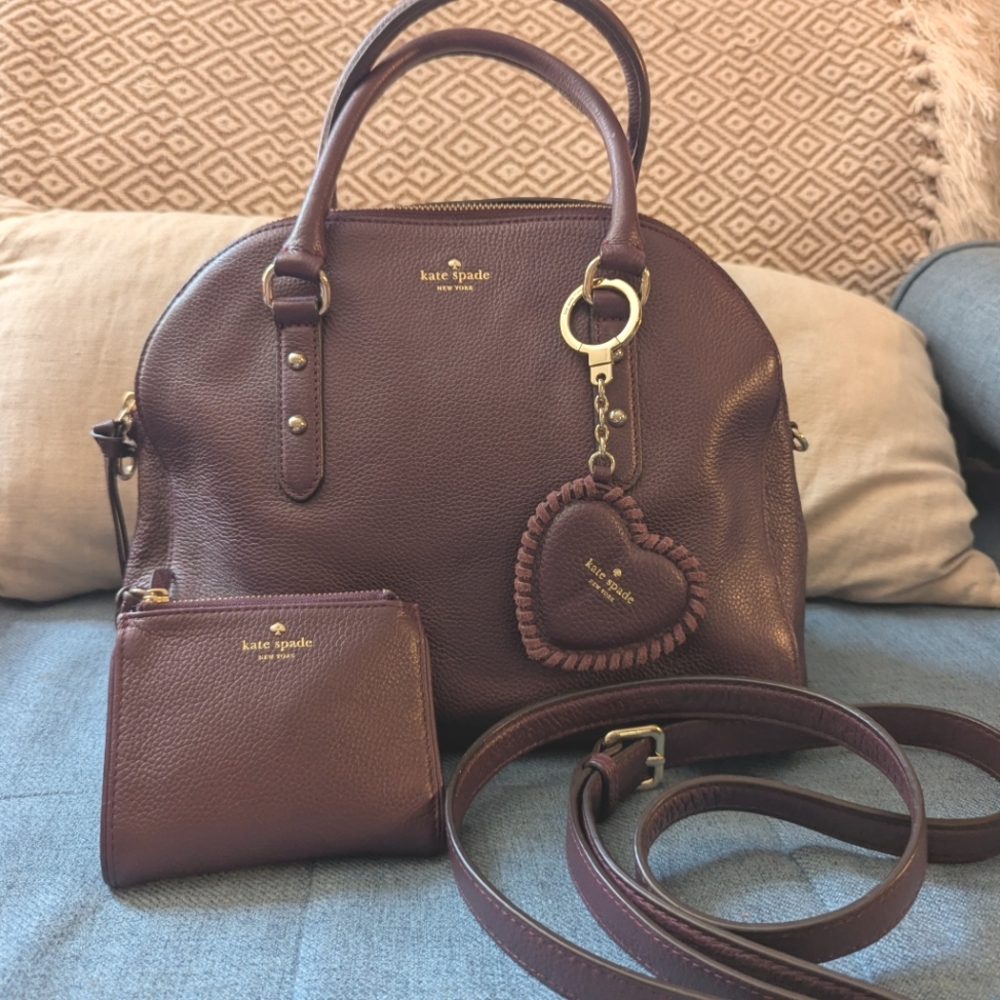 Kate Spade Plum Purse Bundle